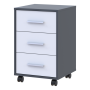 Тумба Doros Т3 Графіт/Білий 43х42х66.4 (41902062)