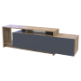 Стенка в гостиную Doros U2 Тахо Графит ДСП 160х38х48 (41510106)