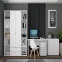 Комод Doros Рон 3 2 фасади Білий 80х38х81 (41516001)