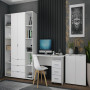 Комод Doros Рон 3 2 фасади Білий 80х38х81 (41516001)