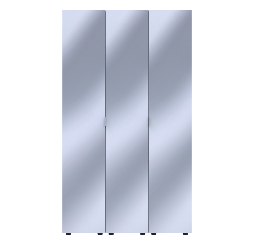Комплект Doros Гелар Белый 3 Зеркала 117х49.5х203.4 (42002166)