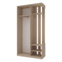 Прихожая Doros City One Door Дуб Cонома 1 Зеркало 110х45х210 (44900083)