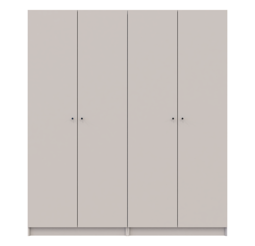 Комплект Doros Промо с полками Кашемир 2+2 ДСП 180х48х204 (44900290)
