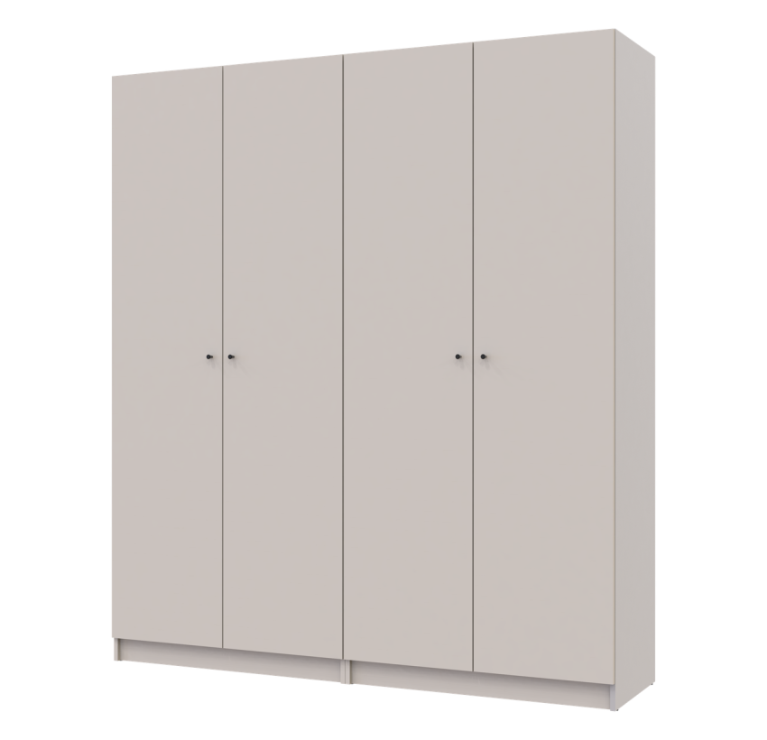 Комплект Doros Промо с полками Кашемир 2+2 ДСП 180х48х204 (44900290)