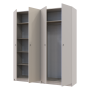 Комплект Doros Промо с полками Кашемир 2+2 ДСП 180х48х204 (44900290)