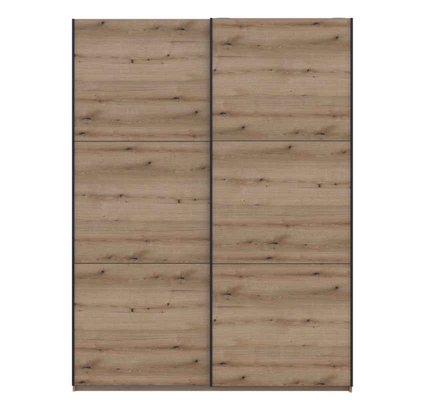 Шкаф купе Doros G-Caiser Дуб Эвок 2 ДСП/3 части 180х60х240 (80737748)