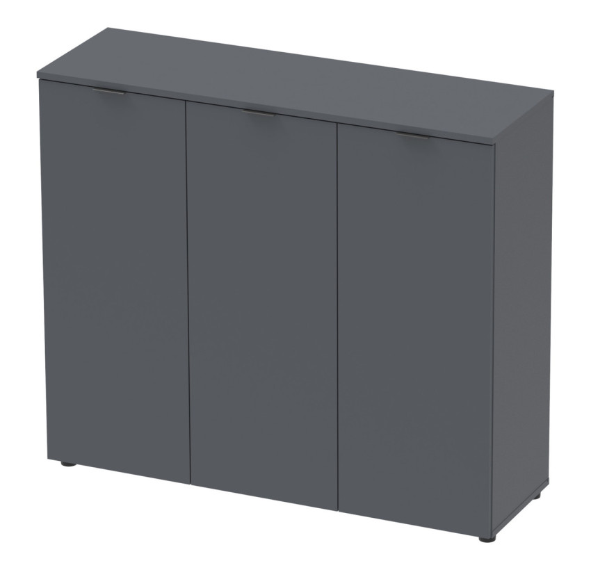 Комод Doros Рон 6 3 фасади Графіт 120х38х100 (41516000)