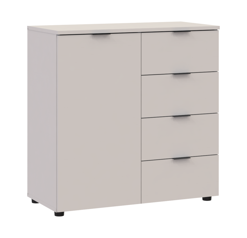 Комод Doros Рон 1 1 фасад 4 ящика Кашемир 80х38х81 (41516043)