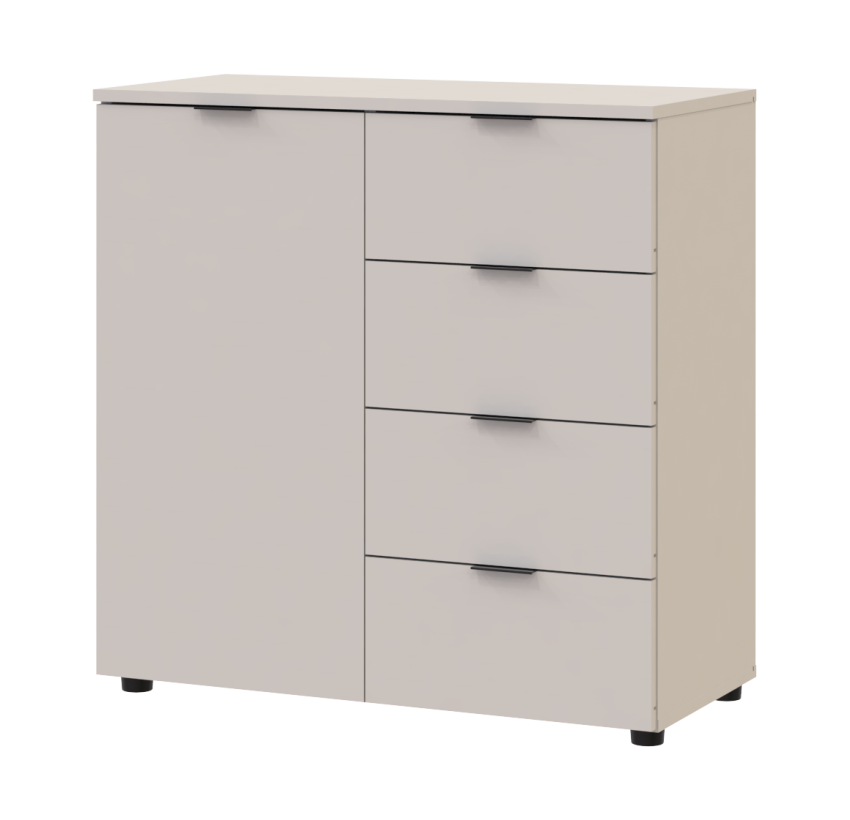 Комод Doros Рон 1 1 фасад 4 ящика Кашемир 80х38х81 (41516043)