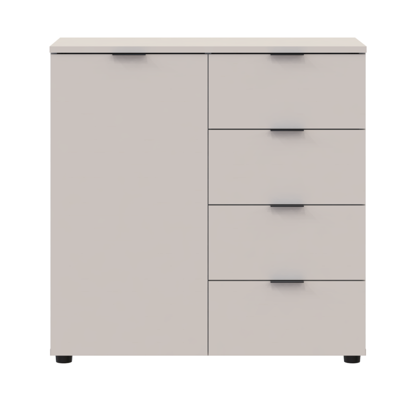 Комод Doros Рон 1 1 фасад 4 ящика Кашемир 80х38х81 (41516043)
