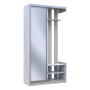 Передпокій Doros City One Door Білий Дуб 1 Дзеркало 110х45х210 (7536987)