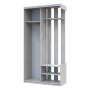 Передпокій Doros City One Door Білий Дуб 1 Дзеркало 110х45х210 (7536987)