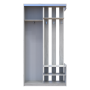 Передпокій Doros City One Door Білий Дуб 1 Дзеркало 110х45х210 (7536987)
