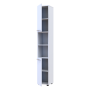 Шкаф пенал Doros Мира Белый ДСП 183.5х30х30 (41510126)
