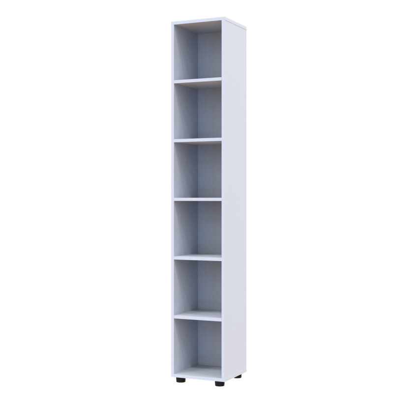 Шкаф пенал Doros Мира Белый ДСП 183.5х30х30 (41510126)