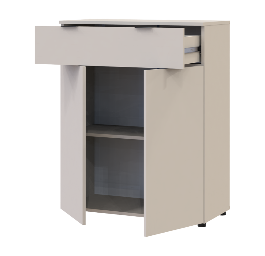 Комод Doros Рон 2 2 фасада 1 ящик Кашемир 80х38х100 (41516044)