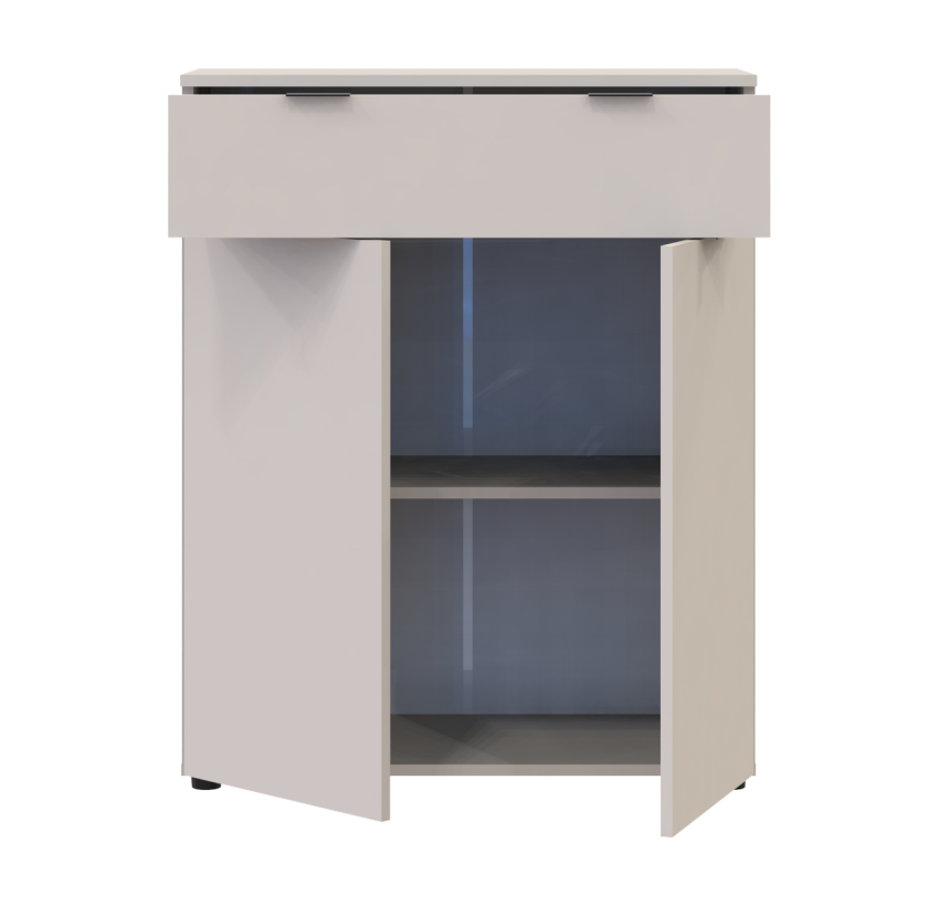Комод Doros Рон 2 2 фасада 1 ящик Кашемир 80х38х100 (41516044)