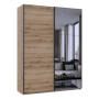 Шкаф купе Doros G-Caiser Дуб Эвок 1 ДСП / 1 зеркало / 3 части 180х60х240 (80737749)