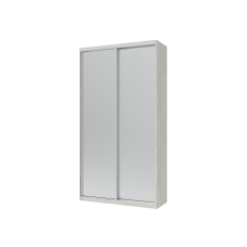 Шкаф купе Doros Сити Лайт Белое дерево 2 Зеркала 120х45х225 (44900069)