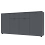 Комод Doros Рон 7 Графіт 4 фасади 2 шухляди 160х38х81 (44900236)