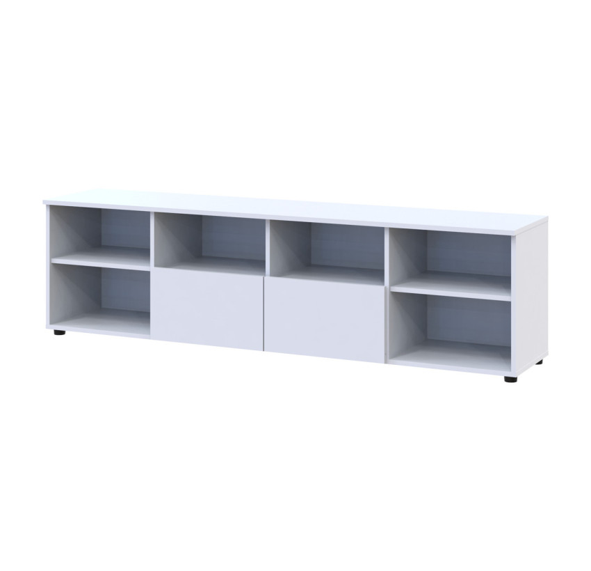 Комод Doros Рон 4 Белый 2 фасада 2 ящика 180х38х50 (44900221)