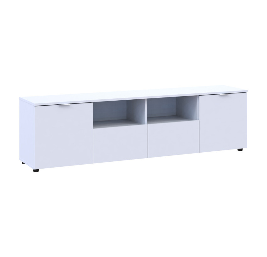 Комод Doros Рон 4 Белый 2 фасада 2 ящика 180х38х50 (44900221)
