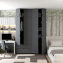 Распашной Шкаф для одежды Doros Лукас Графит/Графит 160х50х240 (80736287)