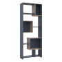 Етажерка висока Doros B1S Графіт/Дуб Сонома 81х30х210 (41516040)