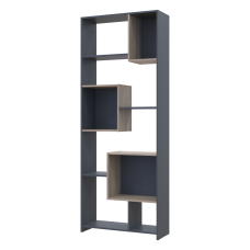 Этажерка высокая Doros B1S Графит/Дуб Сонома 81х30х210 (41516040)