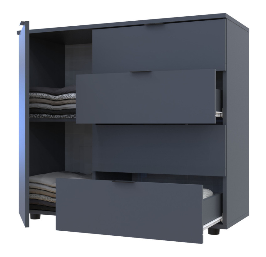 Комод Doros GС1 Графит 100х40х81,2 (41510069)