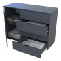 Комод Doros GС1 Графит 100х40х81,2 (41510069)
