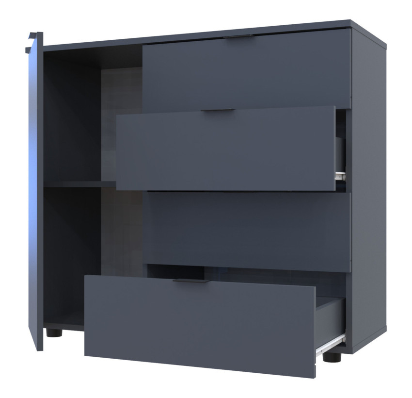 Комод Doros GС1 Графіт 100х40х81,2 (41510069)