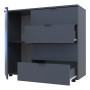 Комод Doros GС1 Графіт 100х40х81,2 (41510069)
