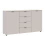 Комод Doros Рон 5 2 фасада 4 ящика Кашемир 140х38х81 (41516047)
