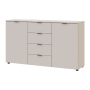 Комод Doros Рон 5 2 фасада 4 ящика Кашемир 140х38х81 (41516047)