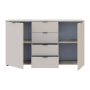 Комод Doros Рон 5 2 фасада 4 ящика Кашемир 140х38х81 (41516047)