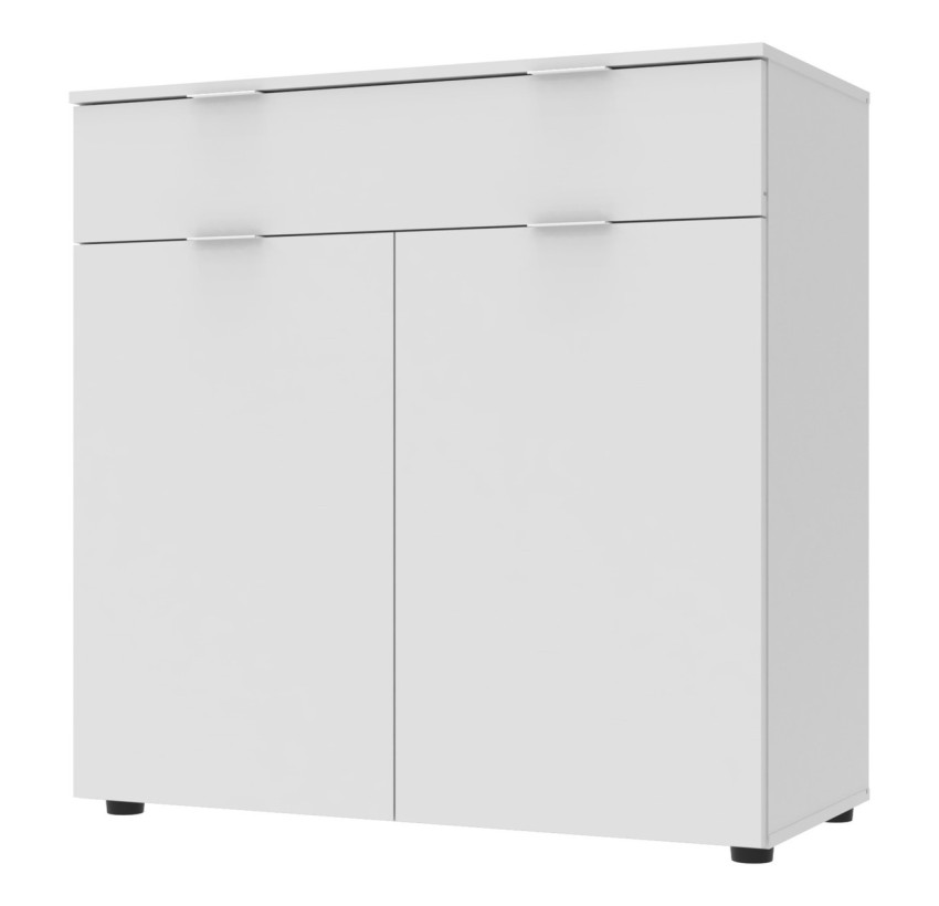 Комод Doros Рон 2 2 фасада 1 ящик Белый 80х38х100 (41516003)