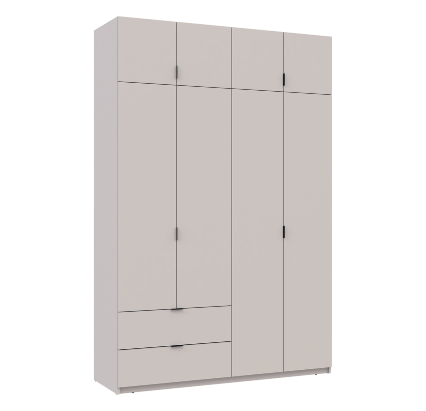 Розпашна Шафа для одягу Doros Лукас Кашемір 160х50х240 (80737728)