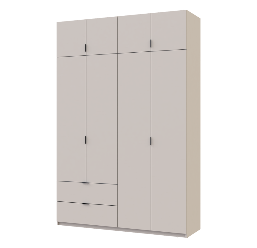 Распашный Шкаф для одежды Doros Лукас Кашемир 160х50х240 (80737728)