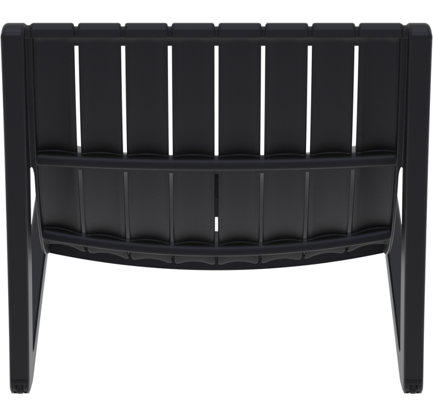 Шезлонг Siesta Slim Black