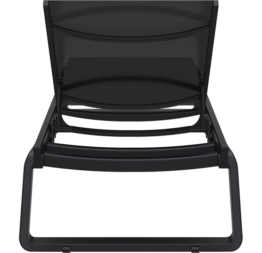 Шезлонг Siesta Tropic Black Black