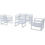 Комплект меблів для тераси Siesta Mykonos Lounge Set Gray Сірий