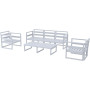 Комплект мебели для террасы Siesta Mykonos Lounge Set XL Gray Серый