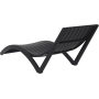 Шезлонг Siesta Slim Black