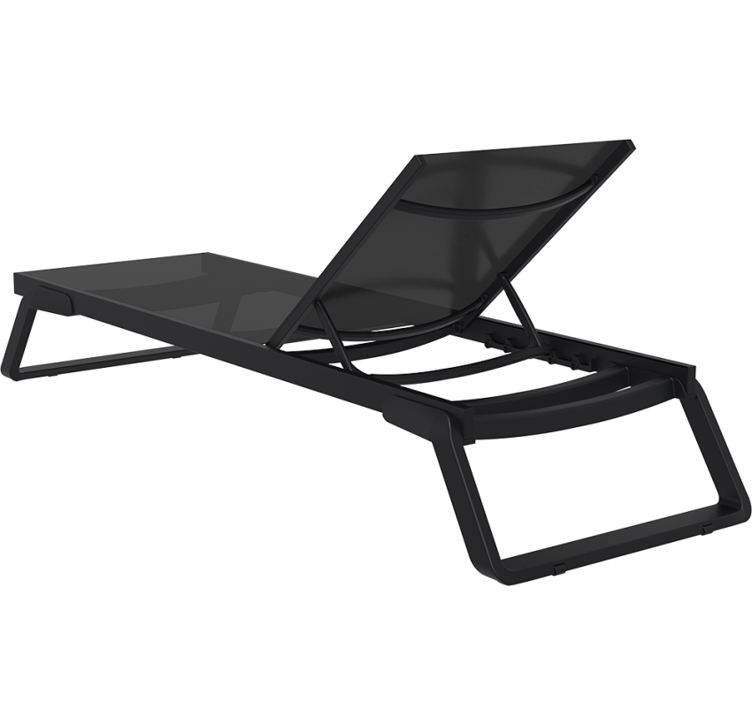 Шезлонг Siesta Tropic Black Black
