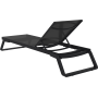 Шезлонг Siesta Tropic Black Black