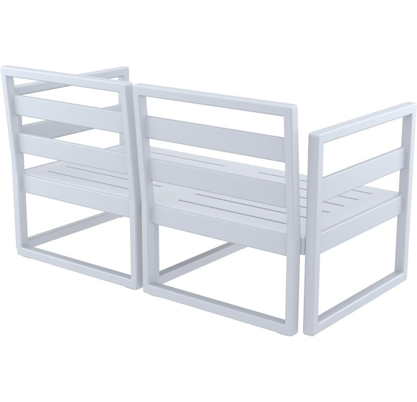 Комплект мебели для террасы Siesta Mykonos Lounge Set Gray Серый