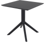Комплект мебели для кафе Siesta 2 стула Loft и 1 стол Sky Black