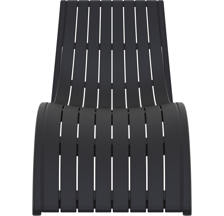 Шезлонг Siesta Slim Black
