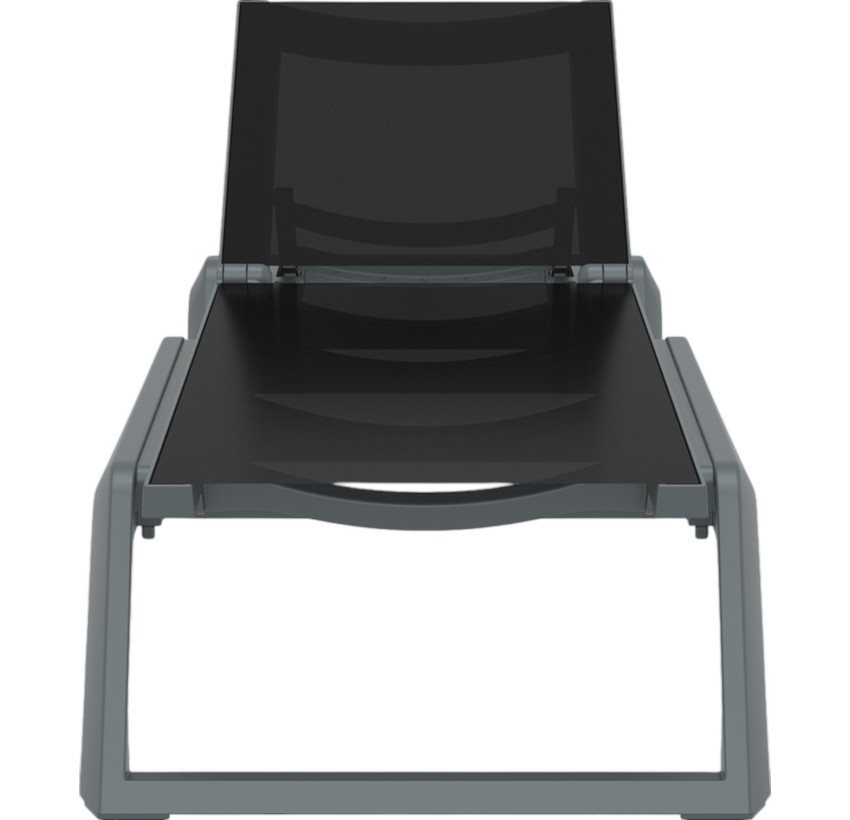 Шезлонг Siesta Rio Pro Dark Grey Black